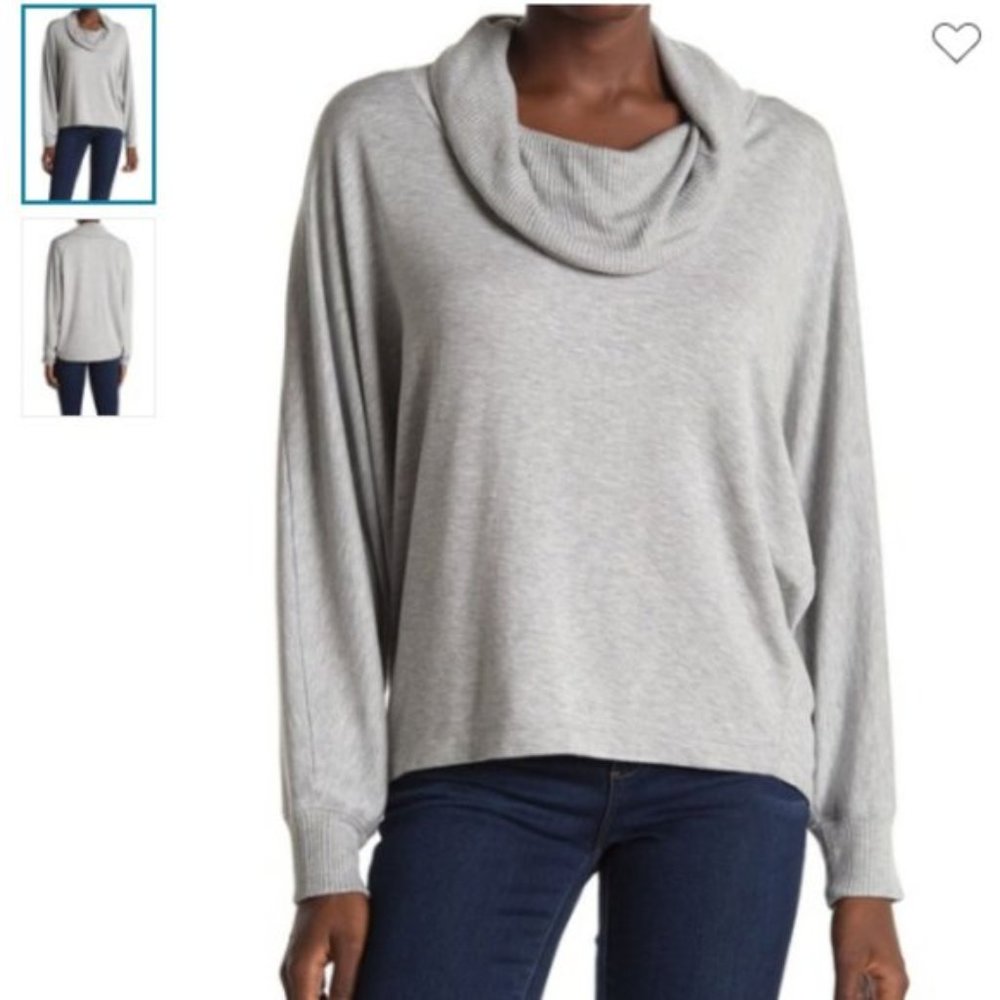 Splendid SUPER SOFT gray pullover sweater  Large